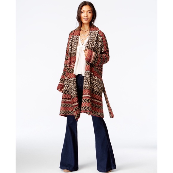 Iona Aztec Belted Cardigan 